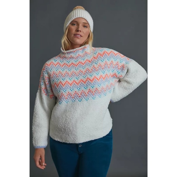 Anthropologie Chandail Selene Pilcro NWT SZ L, 1X, 2X - Picture 3 of 12